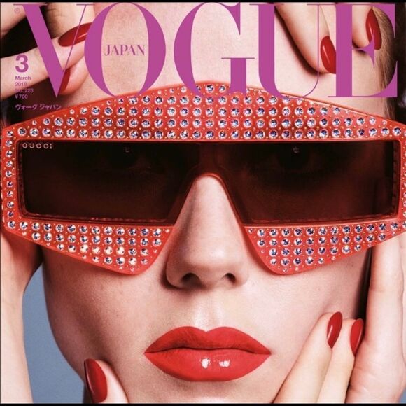 NEW AUTH GUCCI CRYSTAL HOLLYWOOD FOREVER ORANGE GG0357S 0357S 002 - Picture 3 of 14